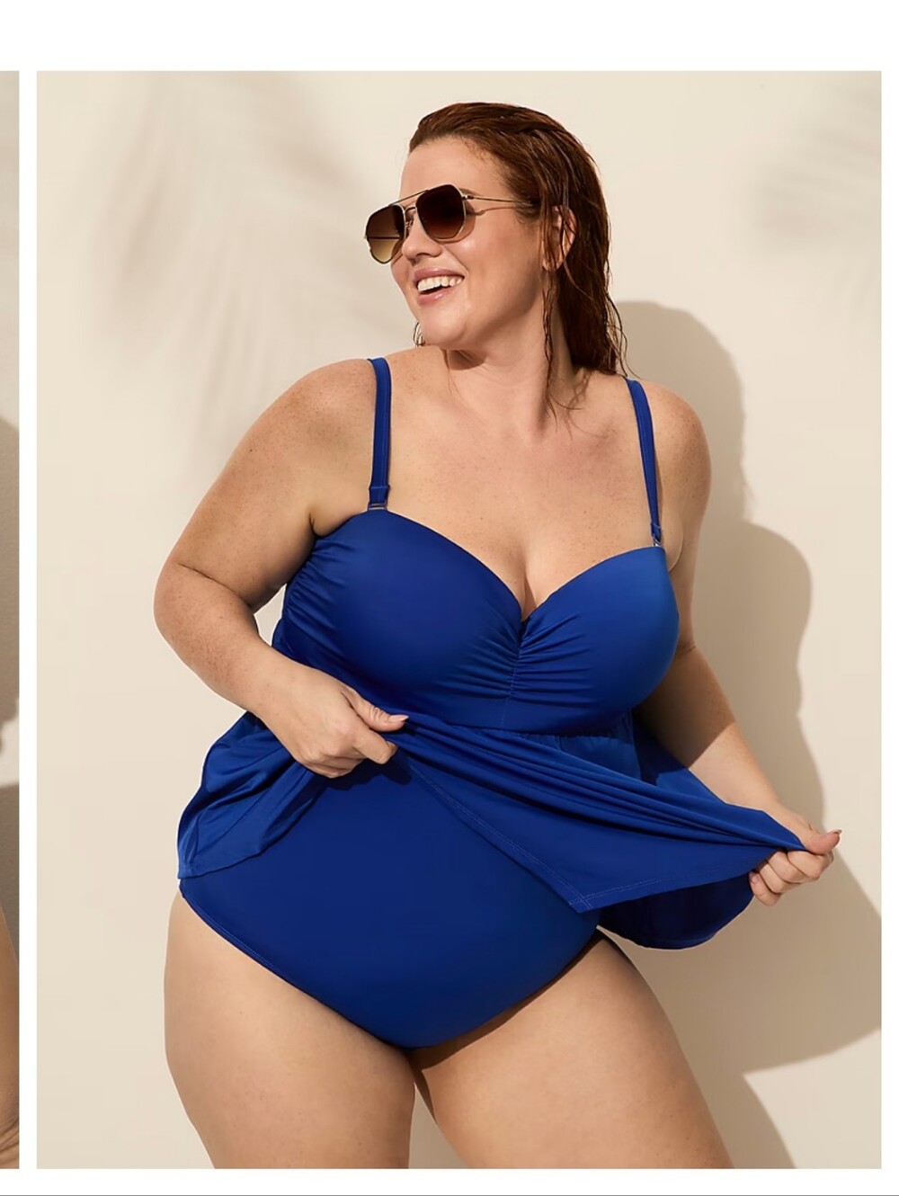 Lane Bryant Casique Underwire Swing Tankini Top - Picture 1 of 6